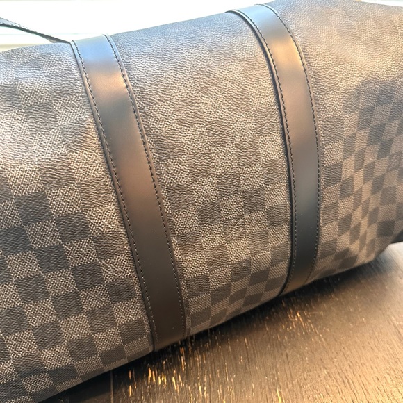 LOUIS VUITTON Damier Graphite Keepall Bandouliere 45 - Picture 15 of 16